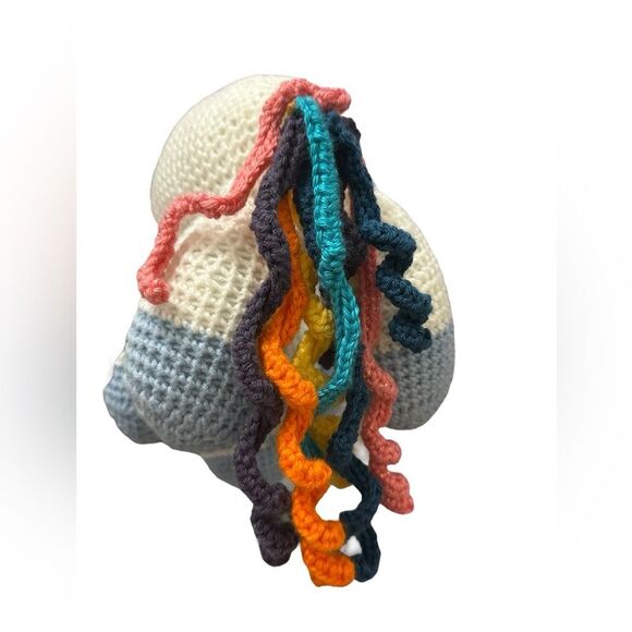 Handmade White large Crochet Unicorn Plush Toy - Picture 2 of 6